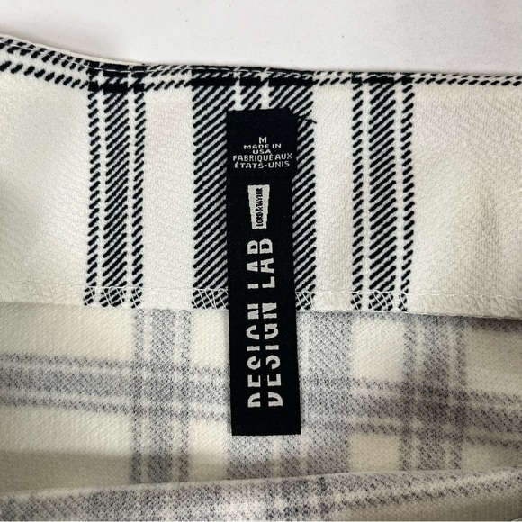 Design Lab Plaid A-line Skirt Academia Medium NWT - Picture 4 of 9